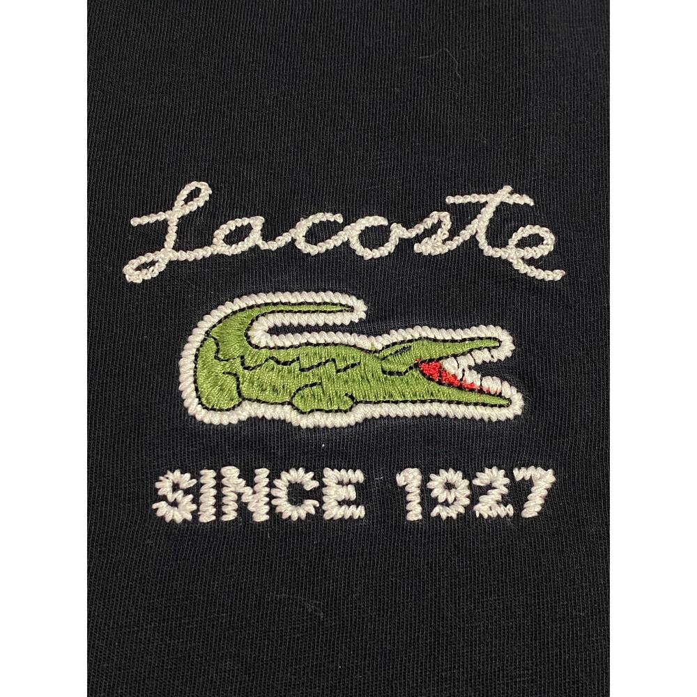 LACOSTE BLUE SHIRT — Vintage Depuis 1927 Heritage Men's Size 3 Small